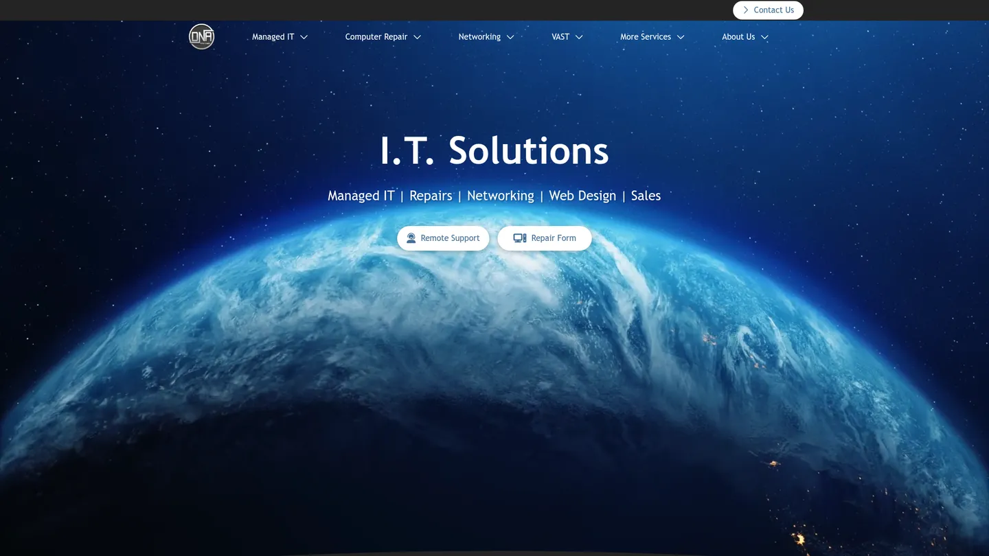 DNA Systems website project